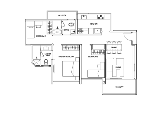 Palm Isles - Floor Plan