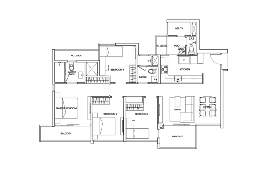 Palm Isles - Floor Plan