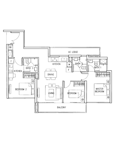 Eight Riversuites - Floor Plan