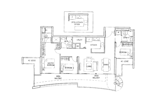 Eight Riversuites - Floor Plan