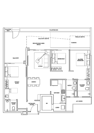 1 Canberra - Floor Plan