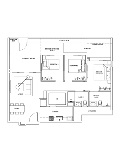 1 Canberra - Floor Plan