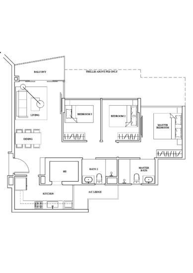 1 Canberra - Floor Plan