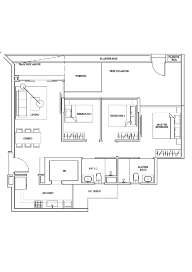 1 Canberra - Floor Plan