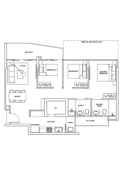 1 Canberra - Floor Plan