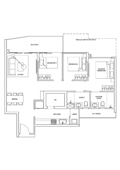 1 Canberra - Floor Plan