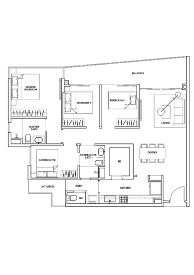 1 Canberra - Floor Plan