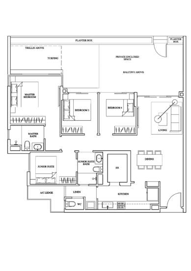 1 Canberra - Floor Plan
