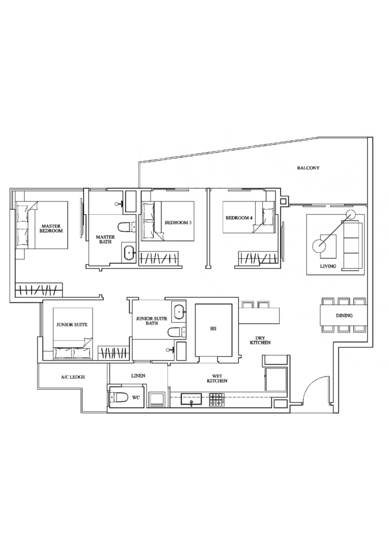 1 Canberra - Floor Plan
