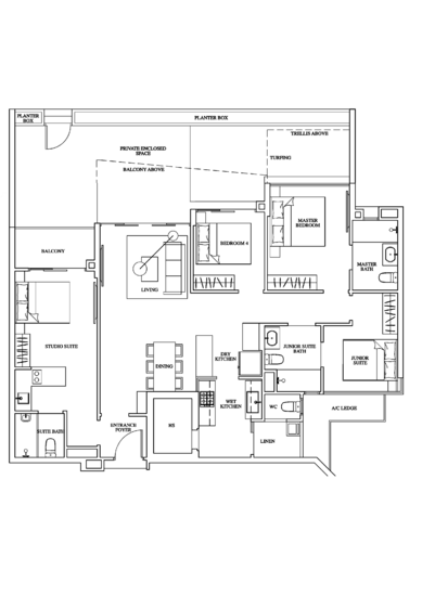 1 Canberra - Floor Plan