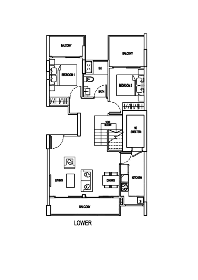 8 Bassein - Floor Plan
