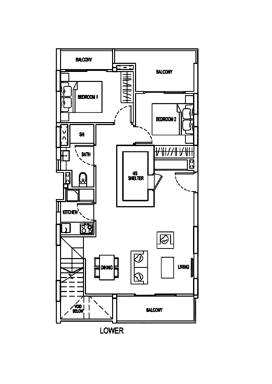 8 Bassein - Floor Plan