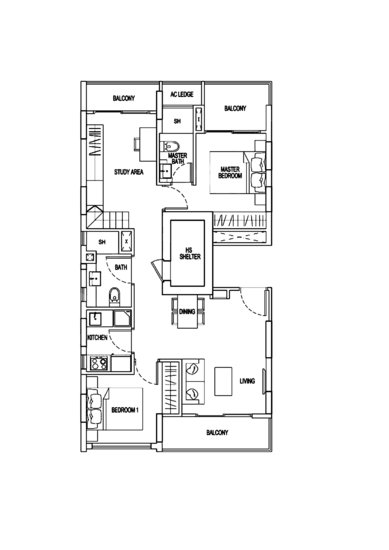 8 Bassein - Floor Plan