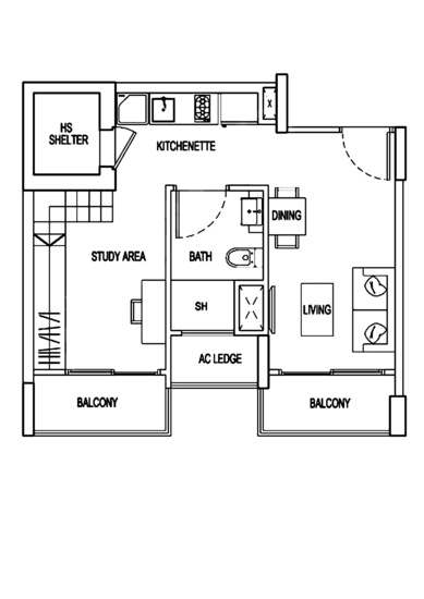 8 Bassein - Floor Plan