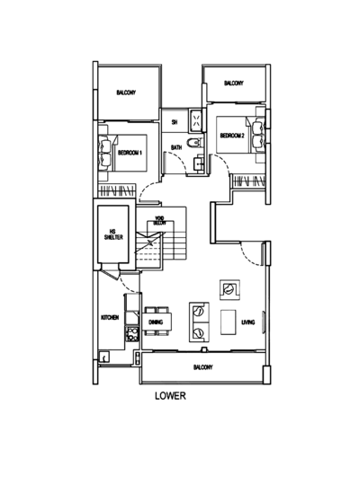 8 Bassein - Floor Plan