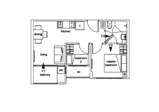 Qube Suites - Floor Plan