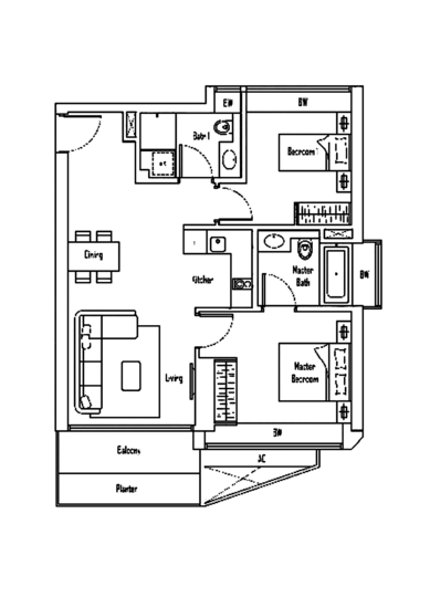 V on Shenton - Floor Plan