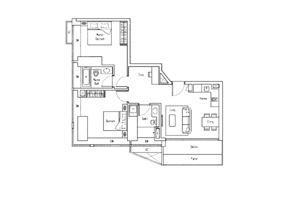 V on Shenton - Floor Plan