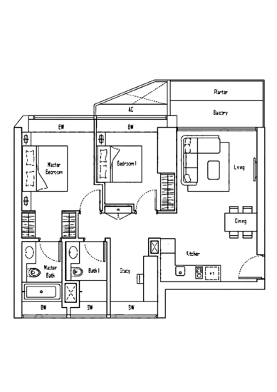 V on Shenton - Floor Plan