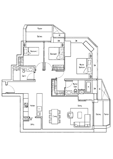 V on Shenton - Floor Plan