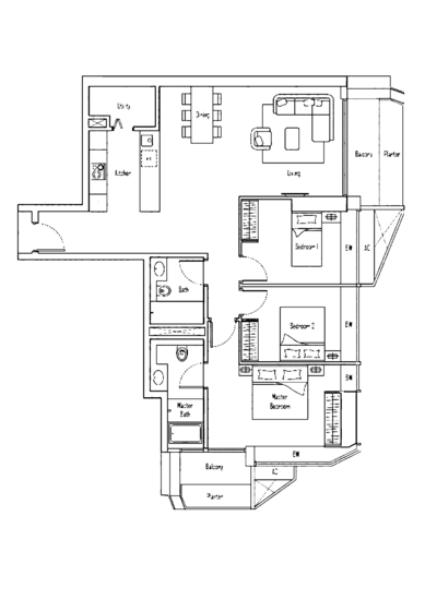 V on Shenton - Floor Plan