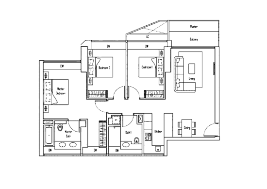 V on Shenton - Floor Plan