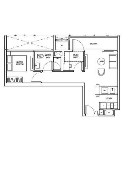 Up@Robertson Quay - Floor Plan