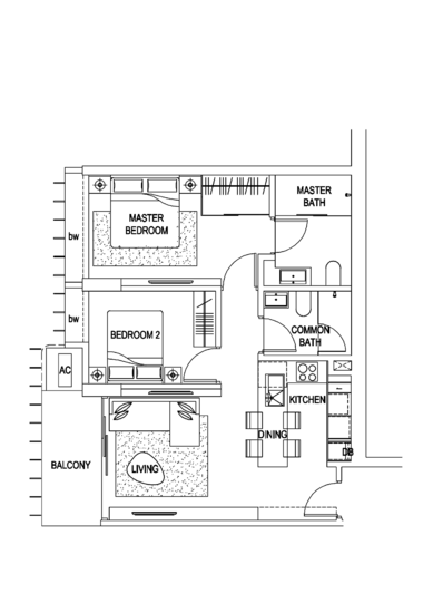The Scotts Tower - Floor Plan