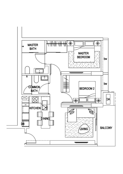 The Scotts Tower, 38 Scotts Road, 2 Bedrooms, 840 sqft, Condominium For Sale, by Joseph Khoo, 500143302 - PropertyGuru.com.sg