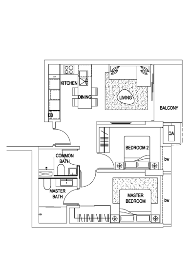 The Scotts Tower - Floor Plan