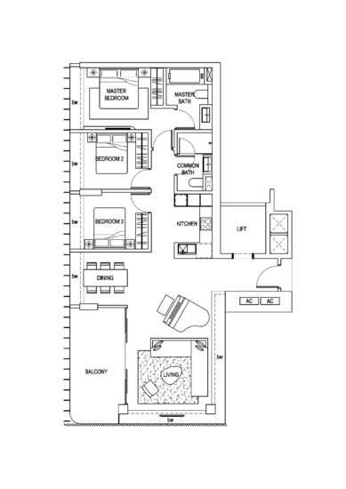 The Scotts Tower - Floor Plan
