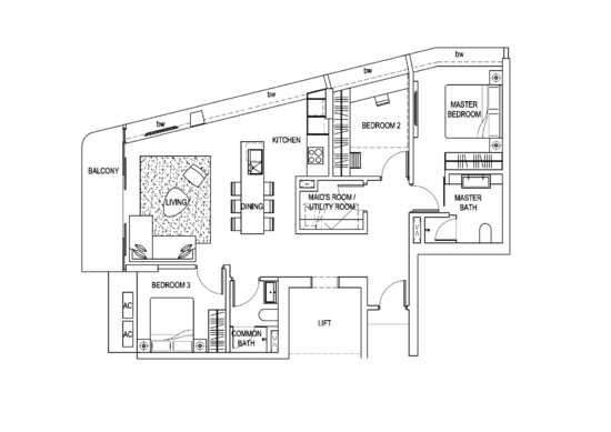 The Scotts Tower - Floor Plan