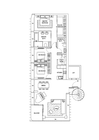 The Scotts Tower - Floor Plan