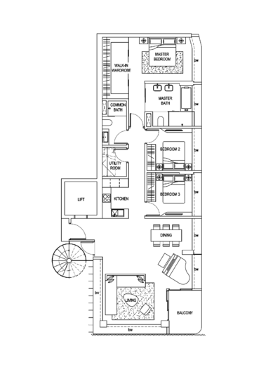 The Scotts Tower - Floor Plan