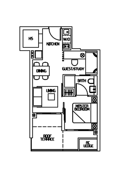 Stellar RV, 408 River Valley Road, 2 Bedrooms, 538 sqft, Condominium For Rent, by Wong Lay Hong Jen, 500108531 - PropertyGuru.com.sg