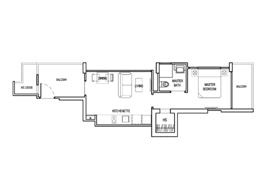 Tropika East - Floor Plan