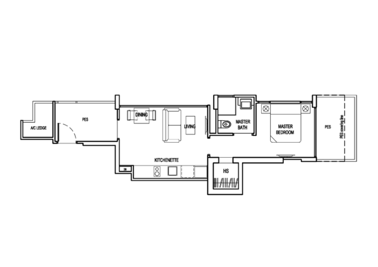 Tropika East - Floor Plan