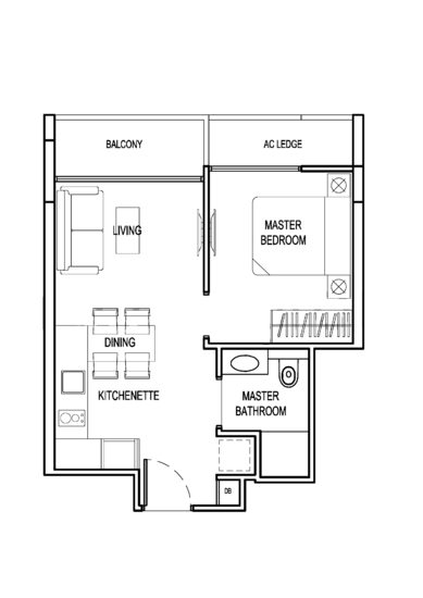 Tropika East - Floor Plan