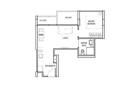Tropika East - Floor Plan