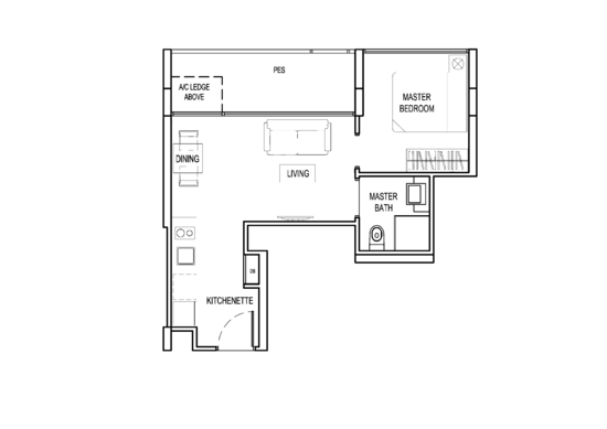 Tropika East - Floor Plan