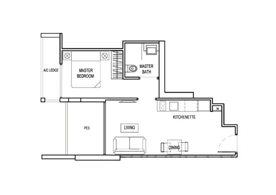 Tropika East - Floor Plan