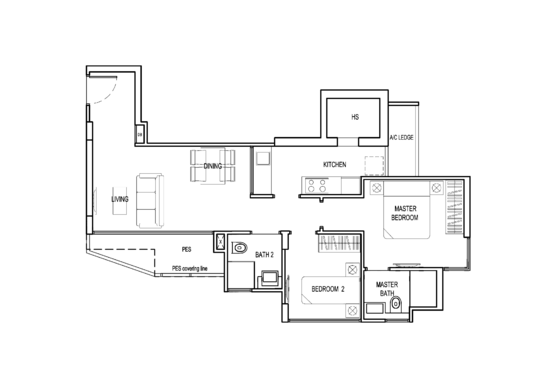 Tropika East - Floor Plan