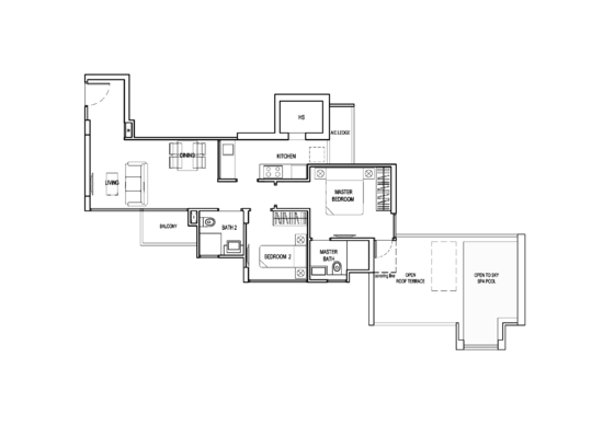 Tropika East - Floor Plan