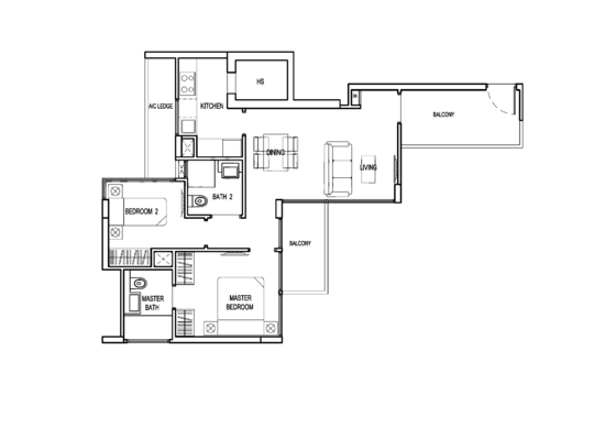 Tropika East - Floor Plan