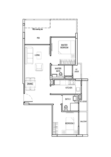Tropika East - Floor Plan
