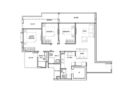 Tropika East - Floor Plan