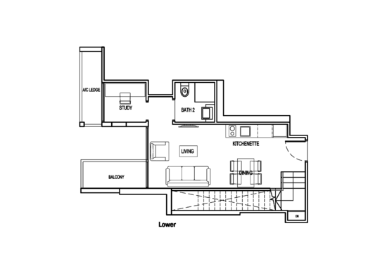 Tropika East - Floor Plan