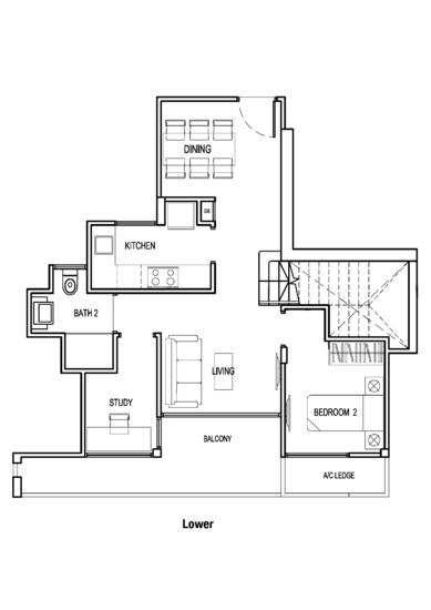Tropika East - Floor Plan