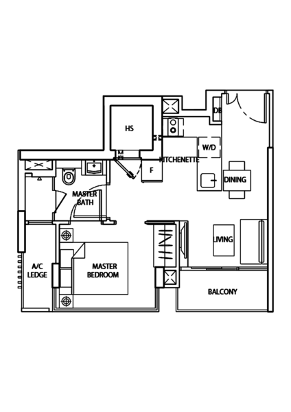 The Line@Tanjong Rhu Condominium For Sale at S$ 1,390,000 | PropertyGuru Singapore