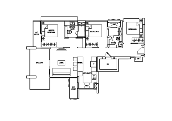 The Line@Tanjong Rhu - Floor Plan